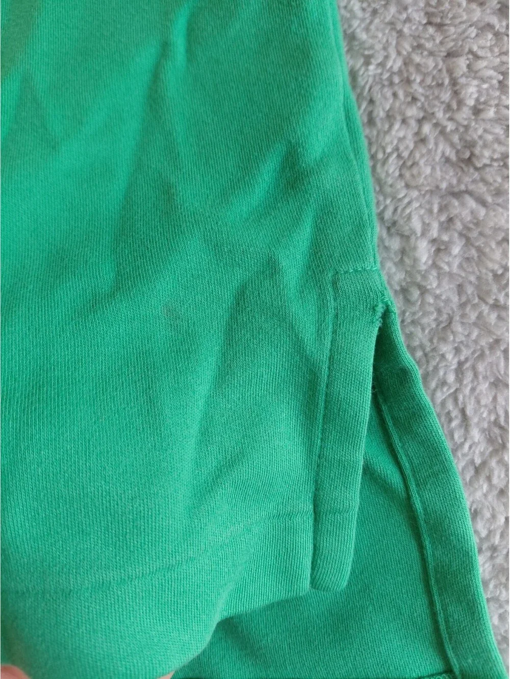 Polo Ralph Lauren Green Polo Shirt Large Short Sleeve Logo Button Mens